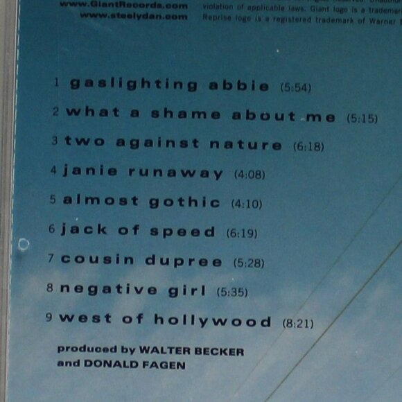 Steely Dan Two Against Nature Music CD With Jewel Case & Pamphlet or Booklet - Picture 3 of 10